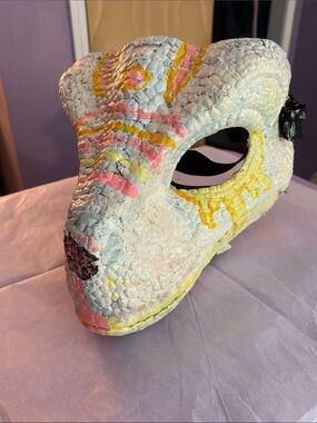 Handpainted Jurassic Park Dino Mask ~ 🦖